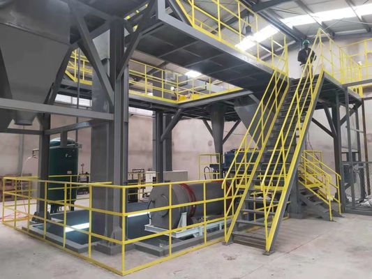Dây chuyền sản xuất bột giặt sau khi pha trộn, Máy trộn bột giặt sau khi bổ sung
